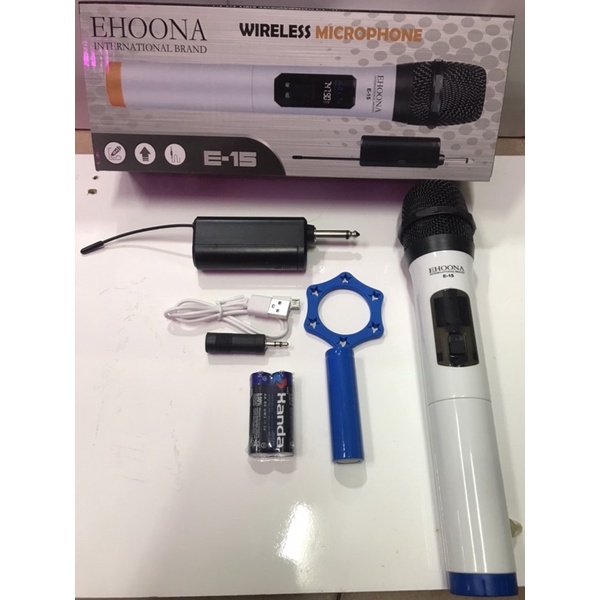 Micro Karaoke Đa Năng Dùng Cho Loa Kéo,Amply.Có Màn Hình Led Hiển Thị Tần Số