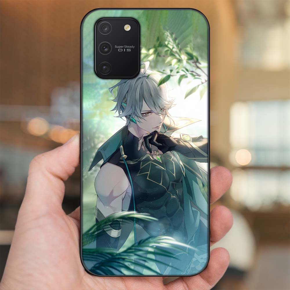 Ốp lưng Samsung S10 Lite viền đen in hình Alhaitham Genshin Impact
