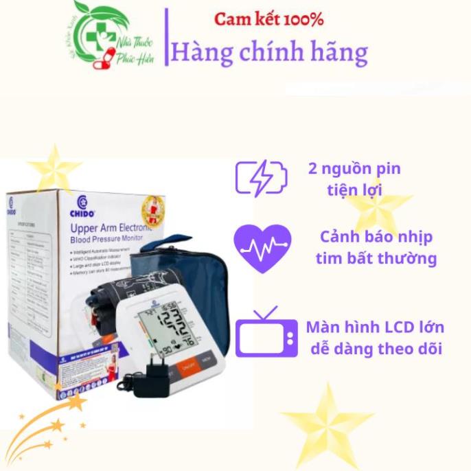 Máy Đo Huyết Áp bắp tay Chido PG-800B31 - công nghệ Nhật Bản, bảo hành chính hãng 2 năm