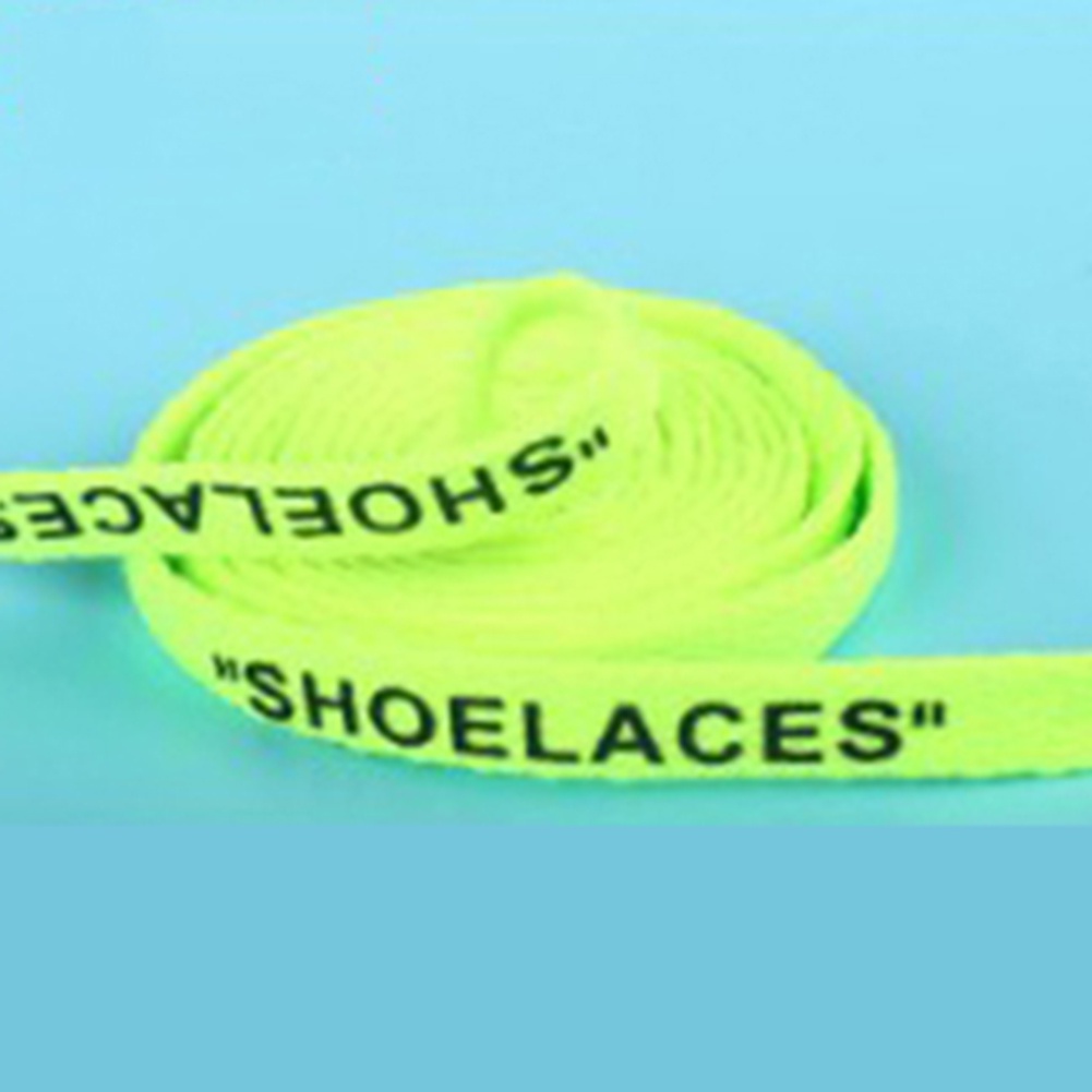 OFF WHITE 1 Cặp Dây Giày Thay Thế 120cm Màu Trắng