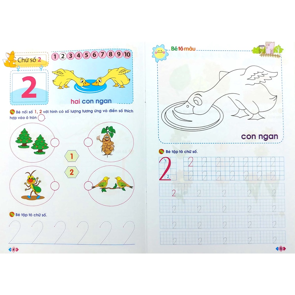 Sách_Mai Em Vào Lớp 1 - Vở Bé Làm Quen Với Chữ Số