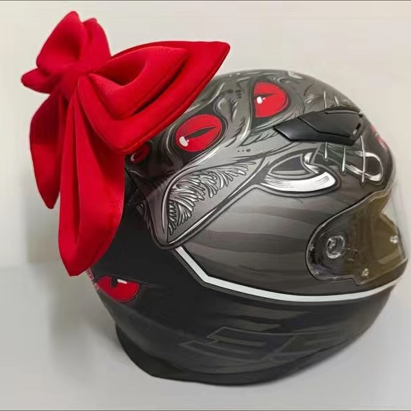KAWASAKI Mũ Bảo Hiểm 25cm Hai Lớp Thắt Nơ Dễ Thương Cho Nữ