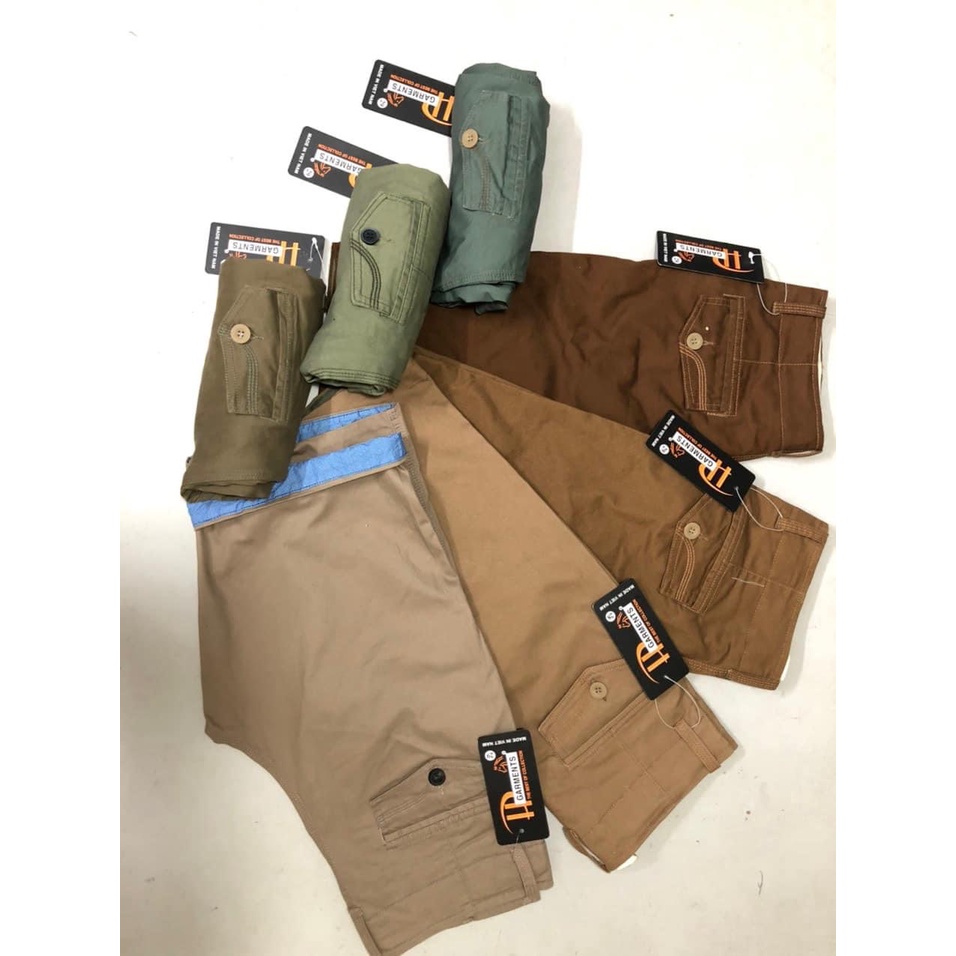 Quần Ngố Thô Quần Short VNXK Dày Dặn Mềm Mát AF046
