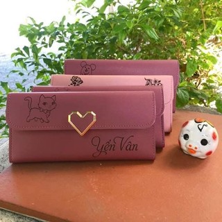 VÍ DA NỮ KHẮC THEO YÊU CẦU