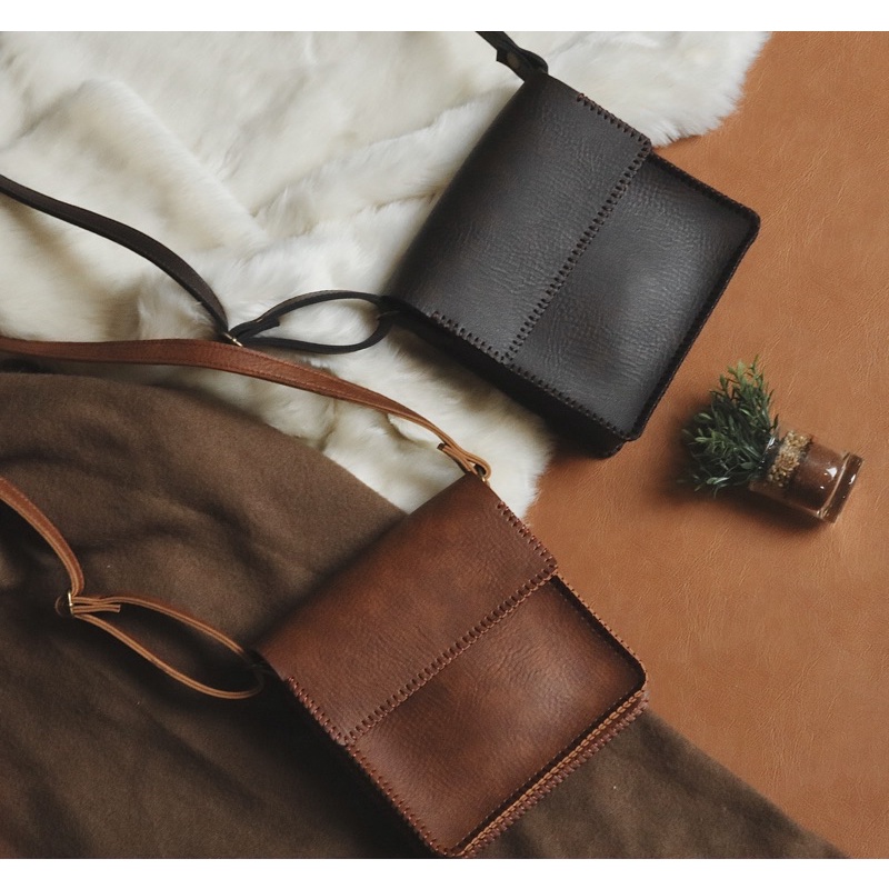 Túi mini vintage da PU cao cấp