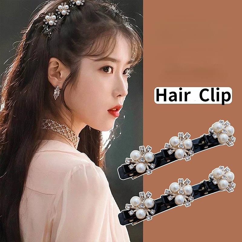 Kẹp Tóc Đính Ngọc Trai Nhân Tạo Phong Cách Hàn Quốc Sang Trọng Cho Nữ