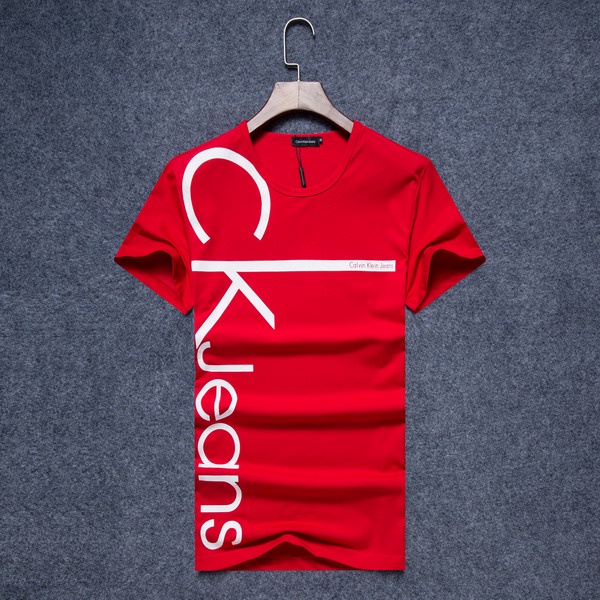 Áo Thun cotton Thoáng Khí Tay Ngắn Thêu LOGO Calvin Klein 23 Thời Trang Mùa Xuân Mới Cho Nam