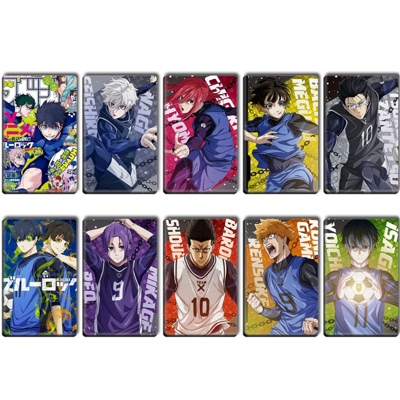 Set 10 Tấm Thẻ Dán Hoạt Hình Dễ Thương Cho Bé