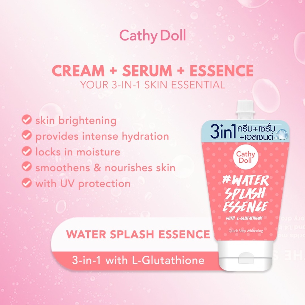 Mua Dưỡng Trắng Da Mặt Cathy Doll Water Splash Essence with L