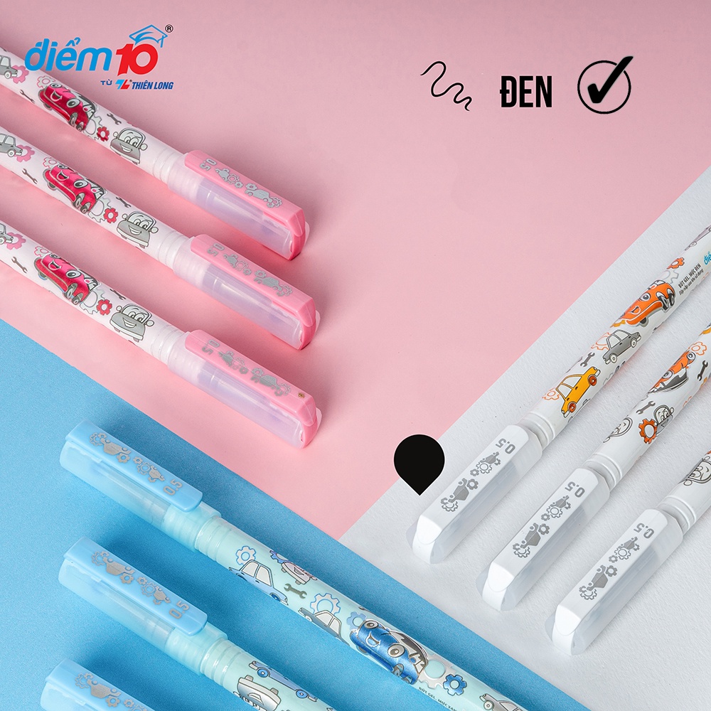 Bút Gel Ink Thiên Long Điểm 10 TP-GEL038 (tặng kèm keo khô)