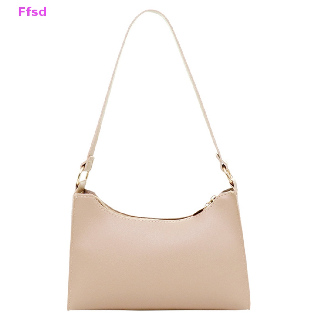 {Ffsd} Túi Xách Da PU Màu Trơn Thời Trang Cổ Điển Cho Nữ * Hàng Bán Chạy