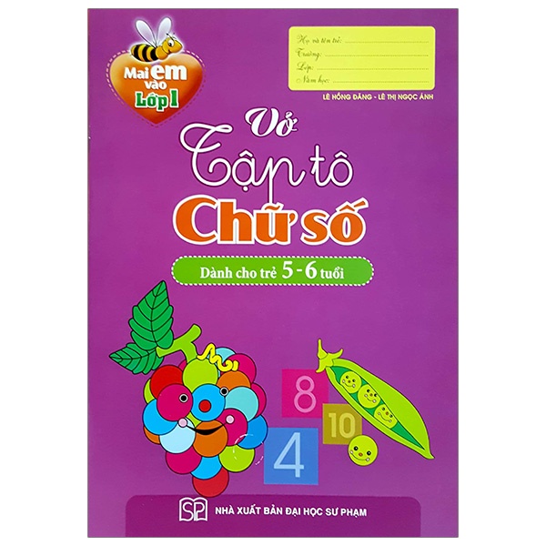 Sách_Mai Em Vào Lớp 1 - Vở Tập Tô Chữ Số