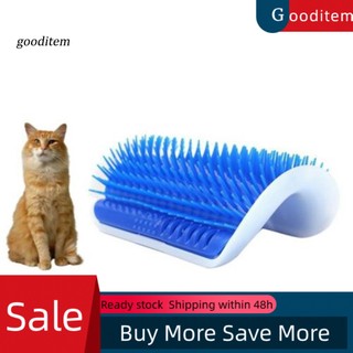 Lược Chải Lông Massage Gắn Góc Tường Kèm Catnip Cho Mèo Cưng