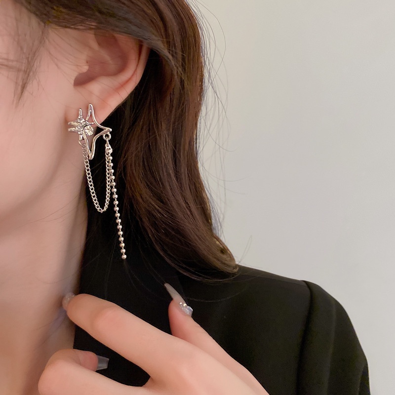 1 Cặp Bông Tai Nữ Đính Đá Thời Trang Sang Trọng