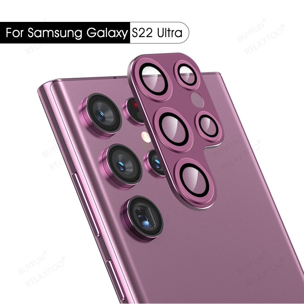 Ốp Điện Thoại Dạng Giáp Có Vòng Kim Loại Bảo Vệ Camera Cho Samsung Galaxy S23 Ultra Samung S 23 Plus S23Plus 5G S23Ultra