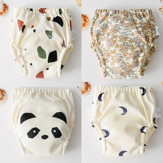 Quần lót cotton chống thấm nước thay tã tái sử dụng tiện lợi cho bé