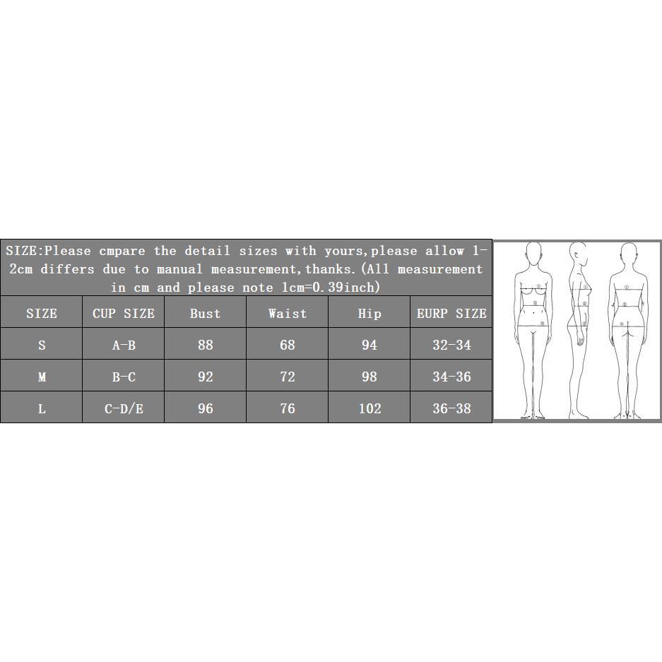 Bộ Bikini Hai Mảnh Màu Khaki H663