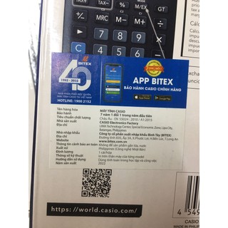 Máy Tính CASIO J-120F (Chính Hãng 100%)