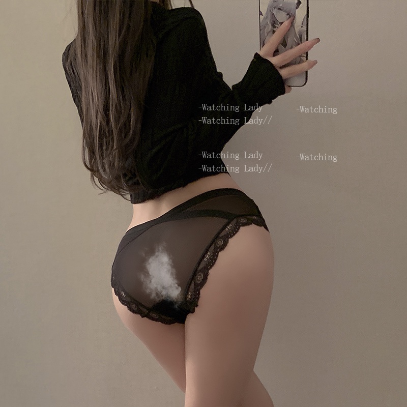 Quần lót nữ cạp chéo sexy chất cotton phối ren mềm mại THE CELYNBRA - QL12