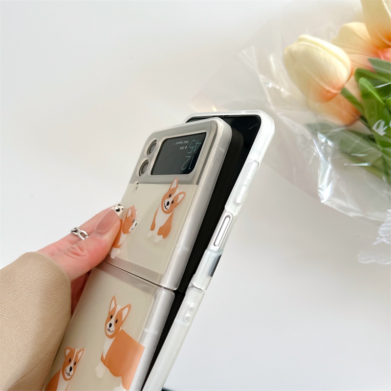 Ốp Điện Thoại Nắp Gập Chống Rơi In Hình Doraemon Cho Samsung Galaxy Z Flip 3 Flip4 Flip4