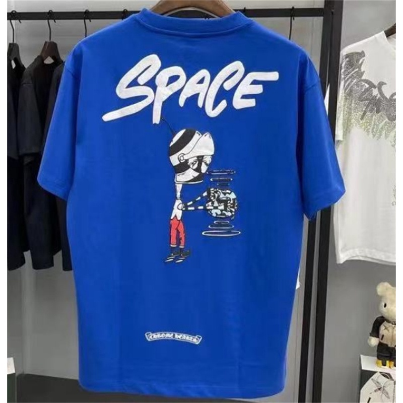 Áo Thun Tay Ngắn Chất Liệu Cotton In Họa Tiết Hoạt Hình Cho Nam Nữ