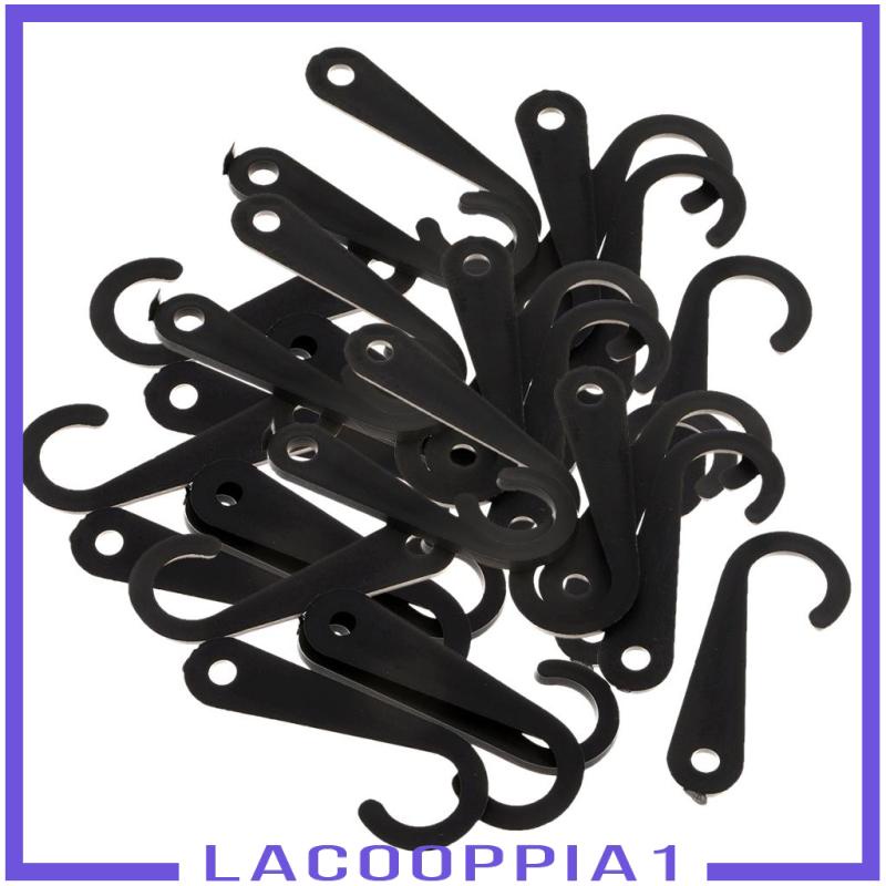 [Lacooppia1] 50 Móc Treo Chữ J Màu Trắng Trưng Bày Vớ Áo Thun