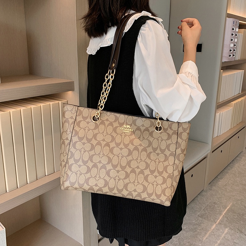 Túi Tote Xách Nữ Coach Đeo Chéo Da Thời Trang Đi Làm,đi Học Đựng Vừa A4 Laptop Đẹp