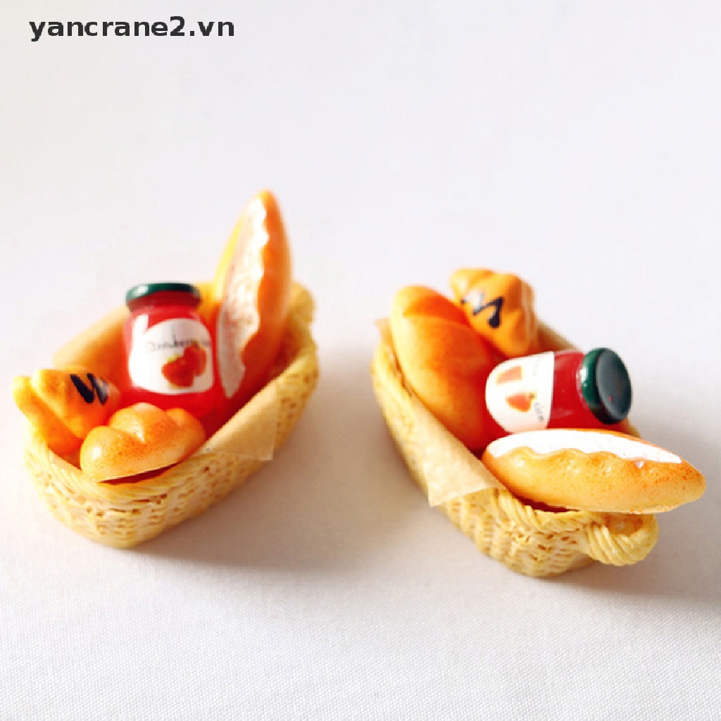Set 5 Giỏ Bánh Mì Đồ Chơi Trang Trí Nhà Búp Bê yancrane2.vn