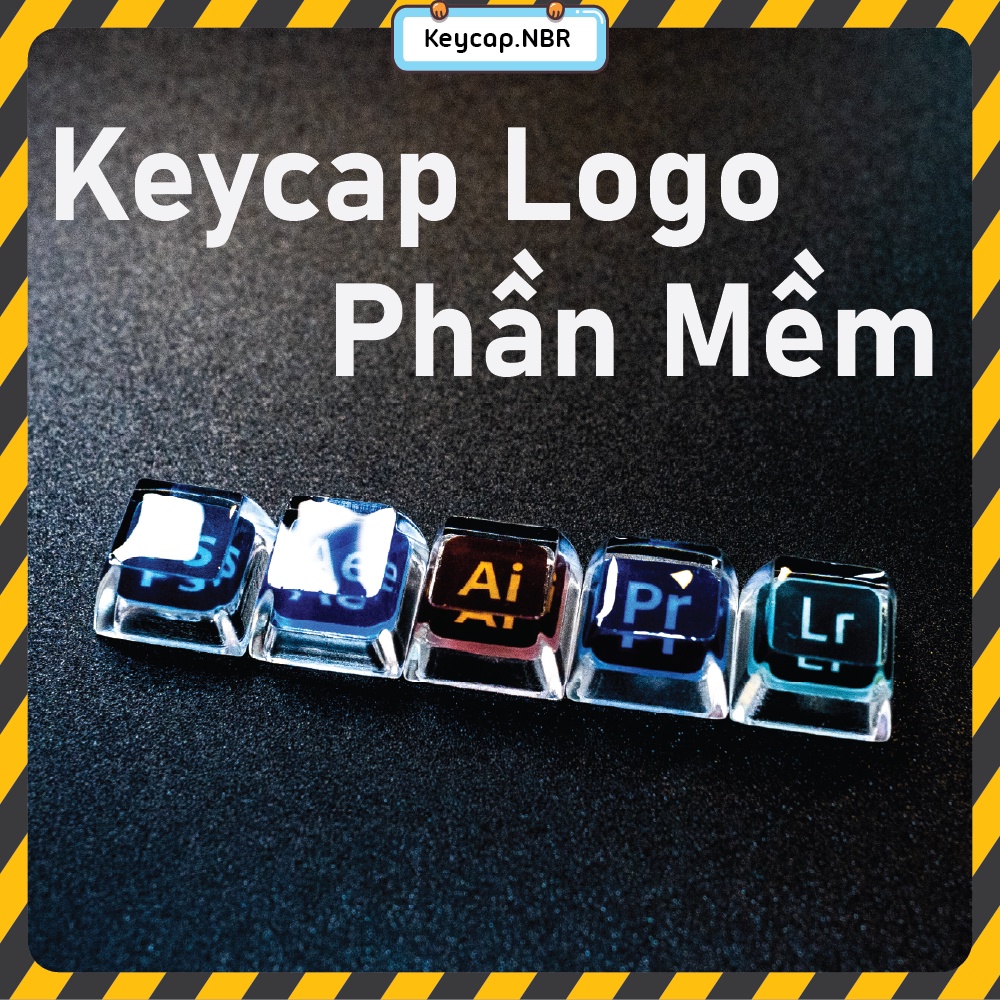 Keycap Logo Phần Mềm, Trường Đại học trang trí bàn phím cơ