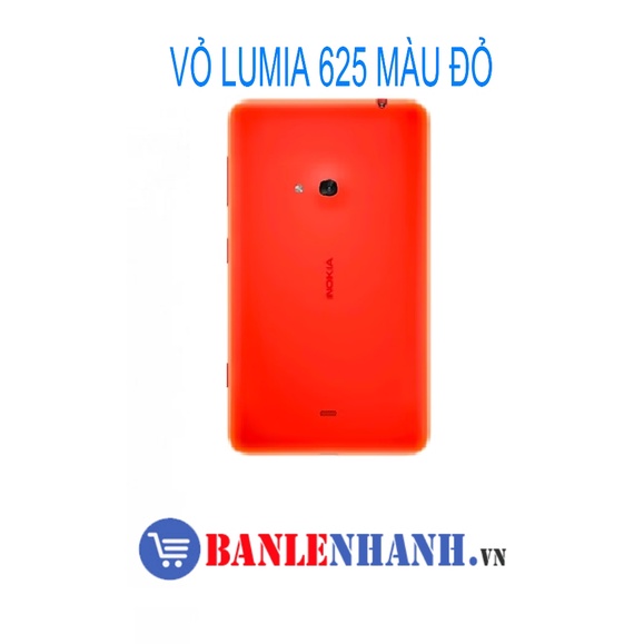 VỎ LUMIA 625 MÀU ĐỎ