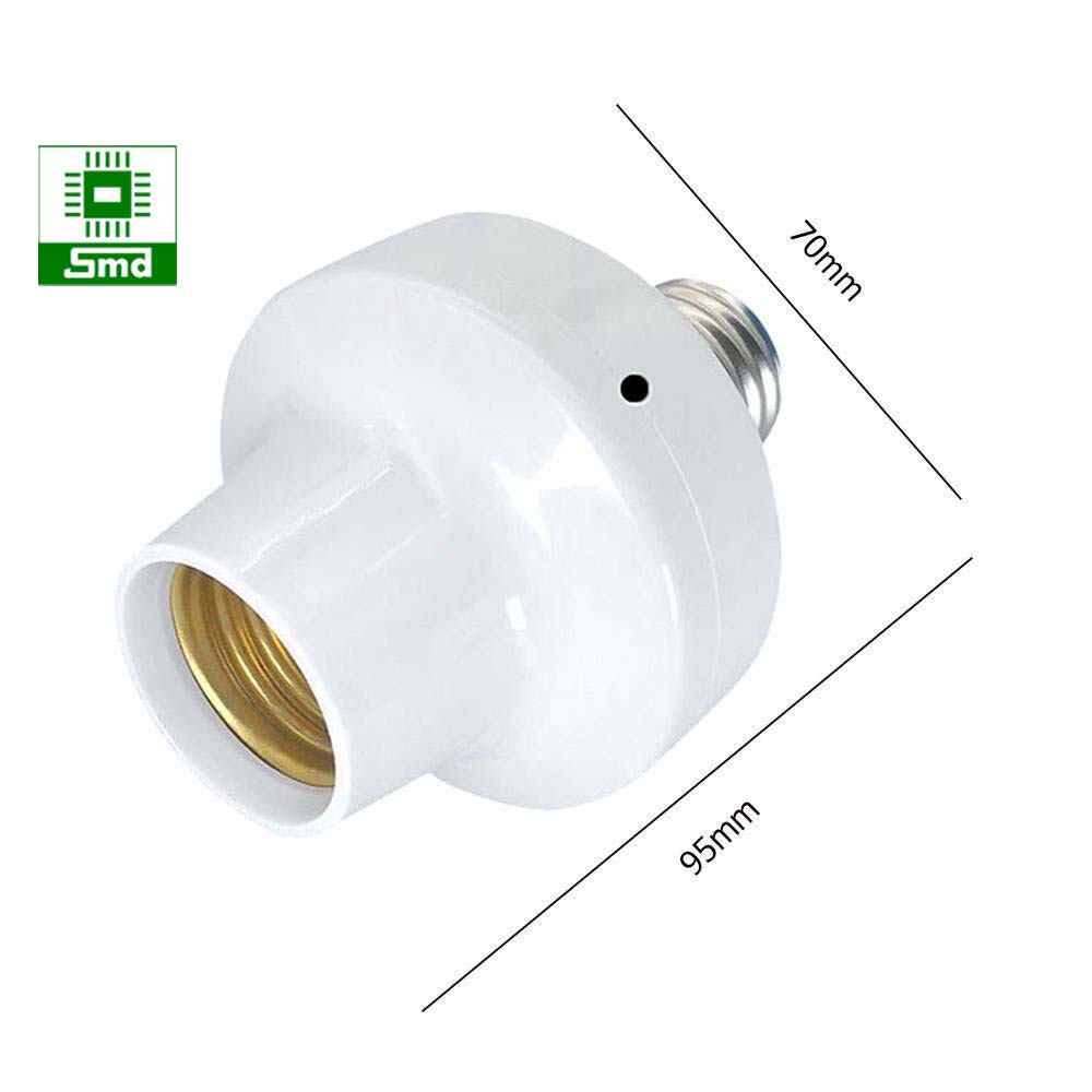 Đui đèn thông minh Tuya Wifi + RF 433 chuôi E27