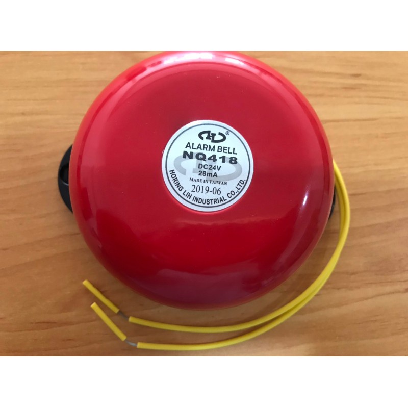 Chuông báo cháy 4inch 24 VDC HORING NQ-418, âm lượng to, chuông loại tốt