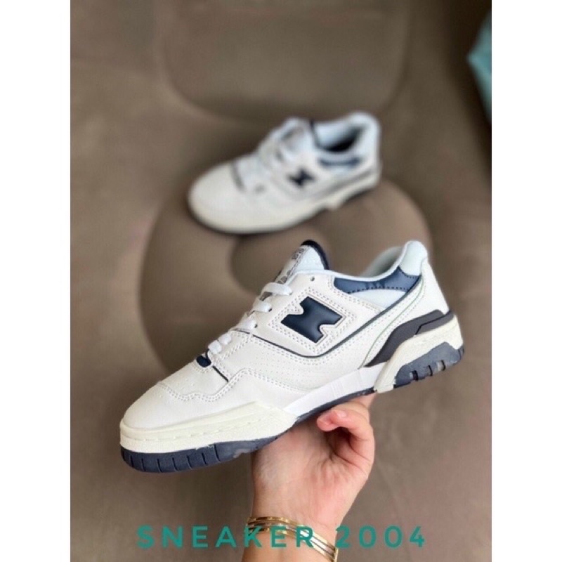 Giày sneaker Nb  550 Green (NB550 Trắng Xanh ,nb   White green-  Sneaker 2004 | Phiên bản 1:1 chuẩn.