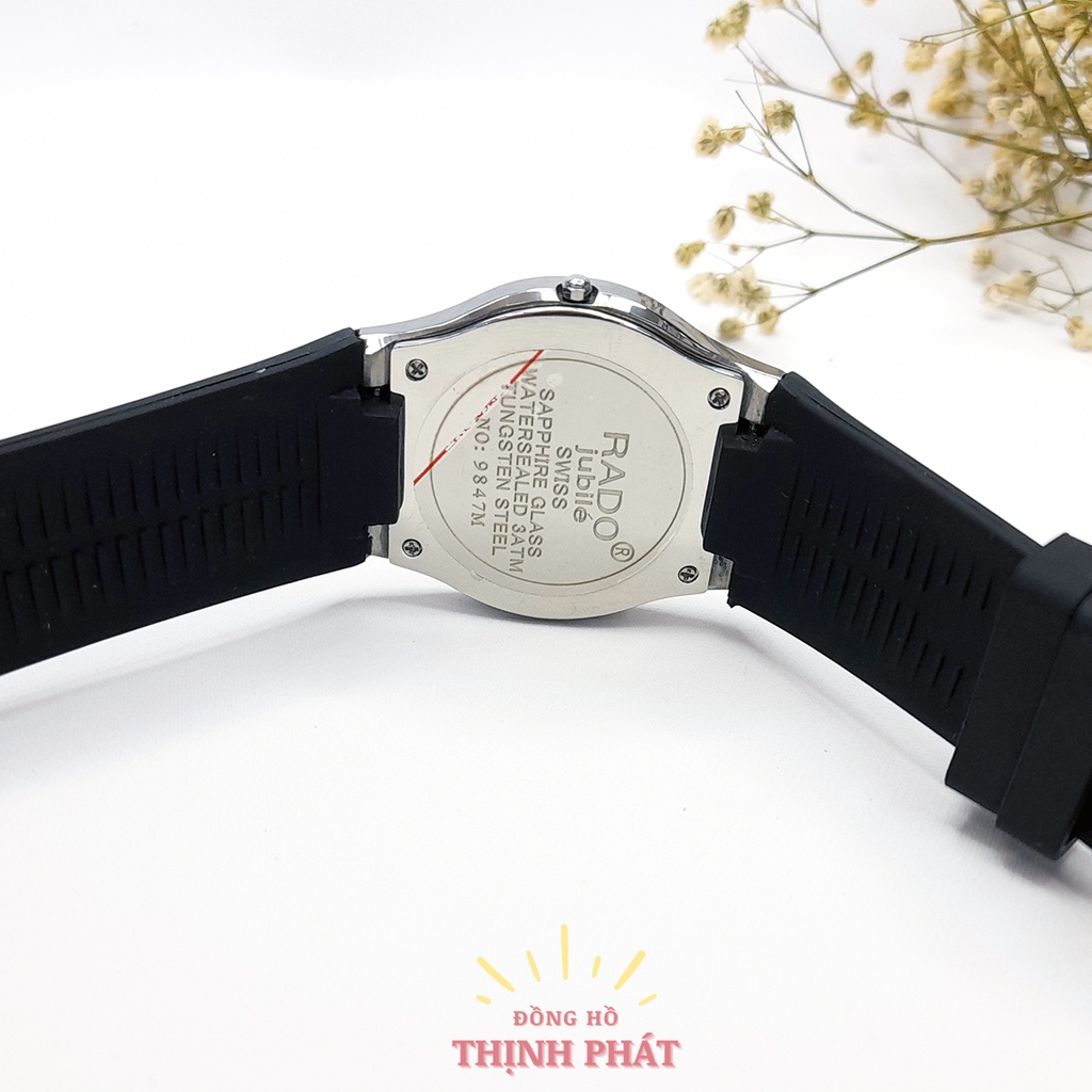 Đồng Hồ RD Nam Nữ Dây Silicon Siêu Bền Kính Sapphire Chống Nước
