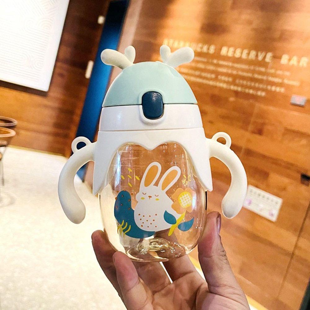 SUSANS Bình Uống Nước Kèm Ống Hút Chống Sặc Cho Bé