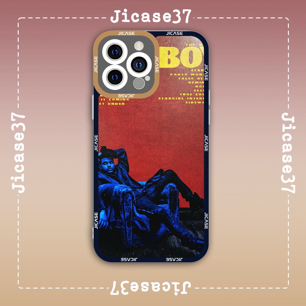Ốp lưng iphone cạnh vuông Jicase The Weekend Vintage Retro Album Poster 8plus/x/xs/11/12/pro/max/plus/promax
