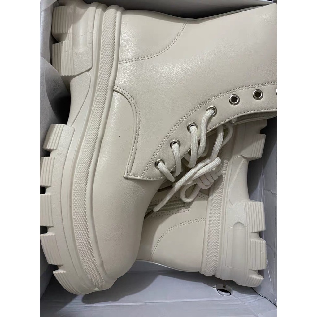 Boots chiến binh cổ lửng basic siêu chất, dễ phối đồ 2 màu đế 5cm