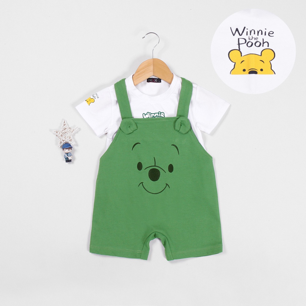 Set yếm, set yếm sơ sinh, set yếm gấu dễ thương cho bé 014085