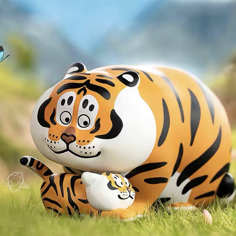 Mô Hình Búp Bê 2 Chú Hổ Panghu & Baby Series Dễ Thương Dùng Làm Quà Tặng Cho Bạn Bè