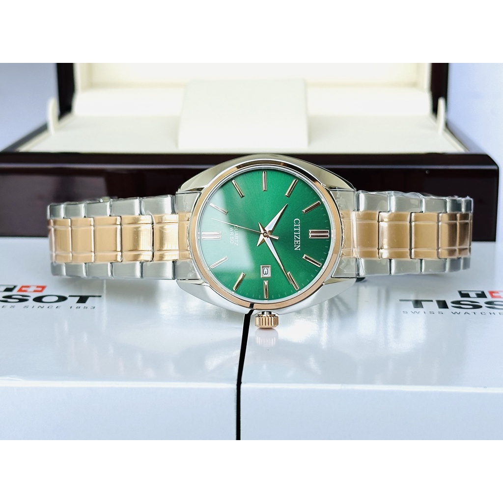 Đồng Hồ Nam CITIZEN Quartz BI5104- 57Z Chính Hãng Tặng Dây Da Cao Cấp