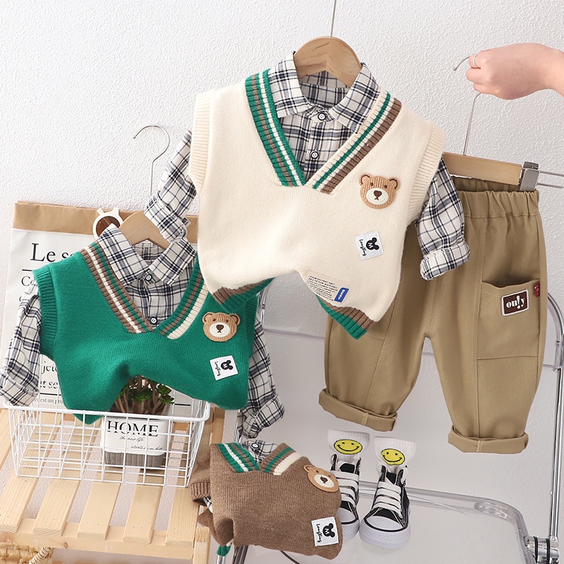 Sét gile 3 món cho bé trai siêu đẹp 2023