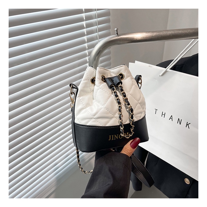 AML Túi Đeo Chéo Dây Rút Đính Đá Thời Trang Cho Nữ