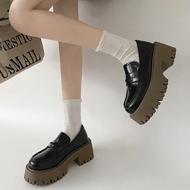 GIÀY LOAFER O56 ĐẾ CAO 6CM ĐẾ RĂNG CƯA