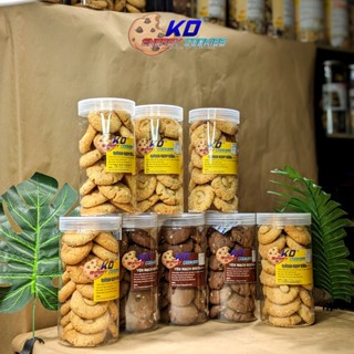  Bánh quy thương hiệu KD Shop 2 vị socola yến mạch và dừa 450g  hộp 