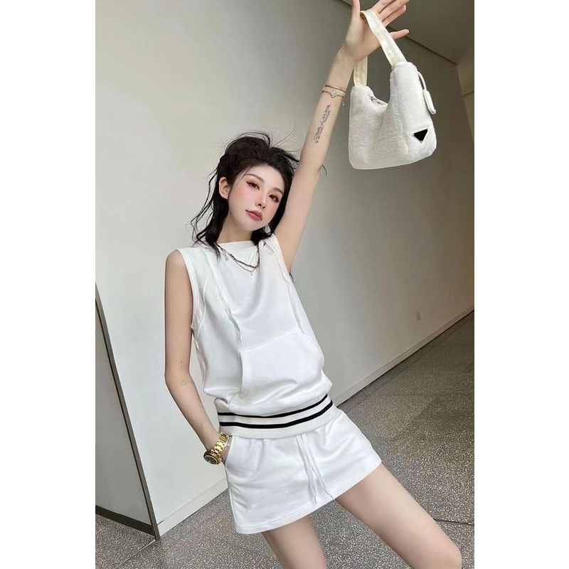 Set Đồ Thể Thao Hai Món Phong Cách Thời Trang Phương Tây Thời Trang Mùa Hè 2022