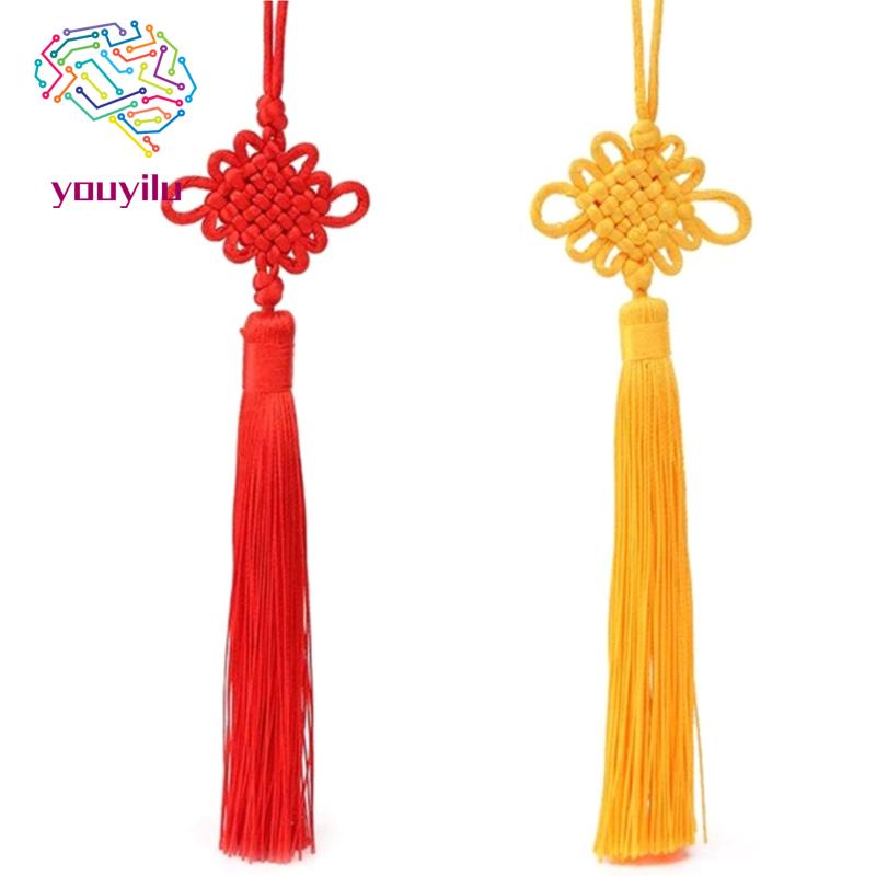 Set 50 Nút Thắt Mềm Mại Đính Tua Rua Kiểu Trung Hoa Làm Quà Tặng Lễ Hội / Năm Mới