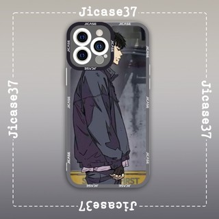 Ốp lưng iphone cạnh vuông Jicase Jay Jo Windbreaker Manhwa Hành Quốc