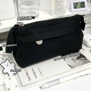 * * * Guru * angoo Túi Đựng Bút Chì Màu Trắng Đen Thuần Khiết Cỡ Lớn Phong Cách Bắc Âu Cao Cấp bd08