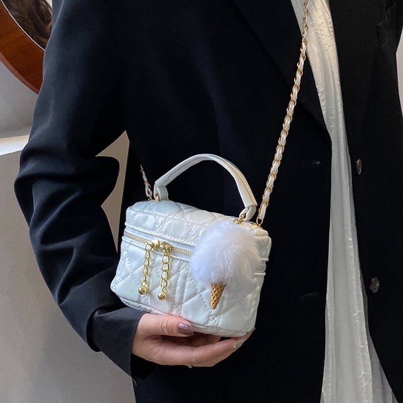 Ielgy Túi Đeo Chéo Dây Xích Hình Thoi Siêu Hợp Thời Trang Cho Nữ