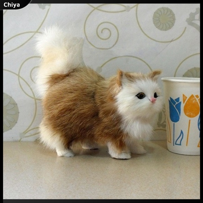 Mèo Mô Phỏng Dễ Thương Dùng Trang Trí Nhà Cửa / Xe Hơi